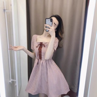 Đầm thiết kế KYE họa tiết kẻ trẻ trung Maika dress