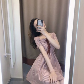 Đầm thiết kế KYE họa tiết kẻ trẻ trung Maika dress
