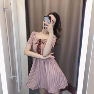 Đầm thiết kế KYE họa tiết kẻ trẻ trung Maika dress