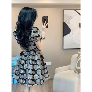 Đầm thiết kế KYE váy hoa xếp li Rita dress