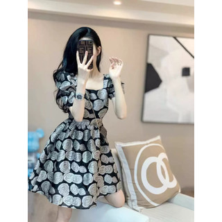 Đầm thiết kế KYE váy hoa xếp li Rita dress