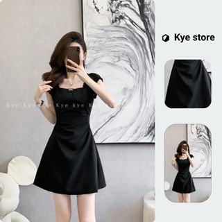 Đầm thiết kế KYE trẻ trung vải thô Hàn Tố nga dress