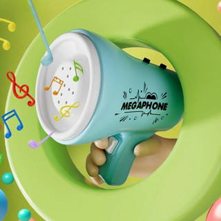 Loa Đồ Chơi Megaphone Mini Cho Bé | Cầm Tay Đổi Giọng Phát Âm Thanh Vui Nhộn Quà Tặng Có Móc Khóa