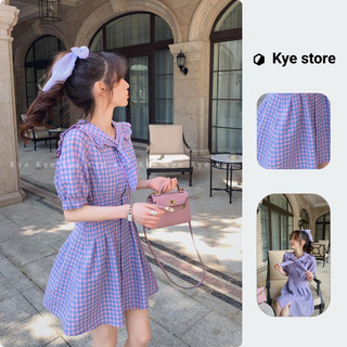 Đầm thiết kế màu tím KYE Wendy dress
