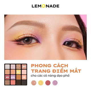 Phấn Mắt 𝐋𝐞𝐦𝐨𝐧𝐚𝐝𝐞 𝐀𝐞𝐬𝐭𝐡𝐞𝐭𝐢𝐜 𝐄𝐲𝐞𝐬𝐡𝐚𝐝𝐨𝐰 𝐏𝐚𝐥𝐞𝐭𝐭𝐞 #Version 1 và 2