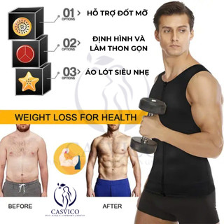 Áo Nịt Bụng Định Hình Cơ Thể Thon Gọn Cho Nam