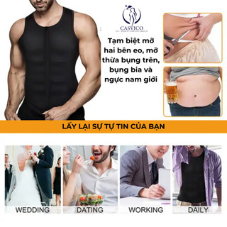 Áo Nịt Bụng Định Hình Cơ Thể Thon Gọn Cho Nam