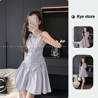 Đầm thiết kế KYE công sở xếp li Jin