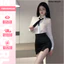 Váy ngủ cosplay thư ký sexy kèm cà vạt DN20