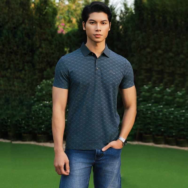 Áo Polo Nam Masculine cao cấp, chất liệu tơ tằm sang trọng, mềm mại - MPL51