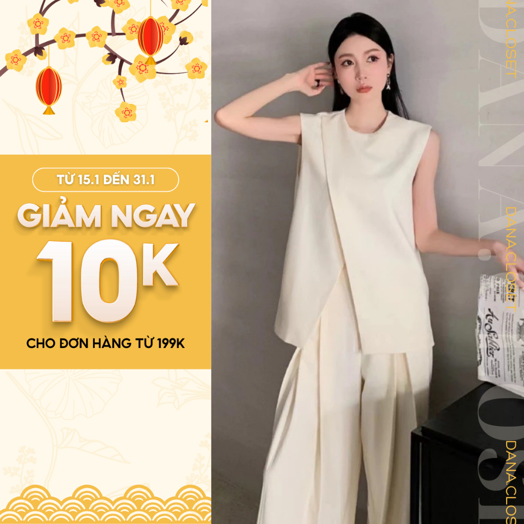 Set Đồ Nữ 2 Chi Tiết, Thiết Kế Độc Lạ Áo Vạt Chéo Phong Cách Cá Tính Năng Động Đi Làm, Đi Chơi Có Bigsize