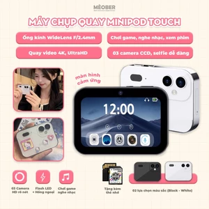 Máy Chụp Quay MiniPod Touch Camera - Giải trí nghe nhạc chơi game xem phim, thiết kế nhỏ gọn by MèoBer