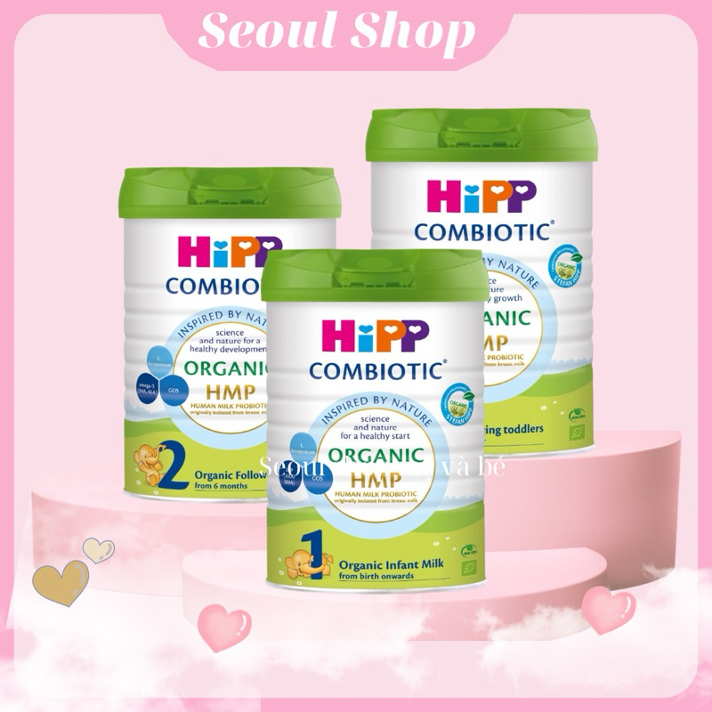 Sữa HiPP Combiotic Organic HMP – Số 1/2/3 – Chính Hãng Đức – Tăng Đề Kháng – Hỗ Trợ Tiêu Hoá