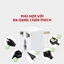 Ổ Chuyển Đổi 3 Chấu Sang 2 Chấu Phích Cắm Chuyển Đổi 3 Chân Sang 2 Chân Loại Tròn 4.8mm 220V