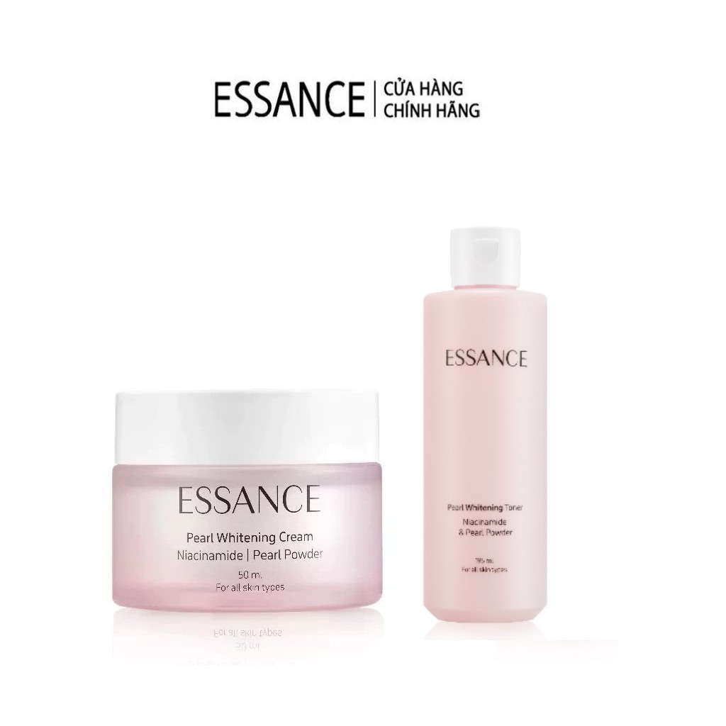 Ảnh Bộ đôi cấp ẩm dưỡng trắng mềm mịn da trắng sáng rạng rỡ Essance Pearl Whitening 1
