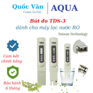 [ Quà tặng ] Bút đo TDS + 1 lọ  dung dịch test pH + 1 tay vặn cốc 10inch ( combo lõi đúc k tặng )