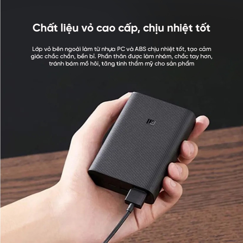 Ảnh Pin sạc dự phòng Xiaomi Mi Power 3 Ultra Compact 10000mAh BHR4412GL 3
