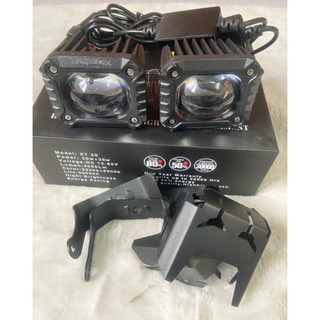 Đèn bi mắt vuông trợ sáng XT20, đèn trợ sáng auto vôn