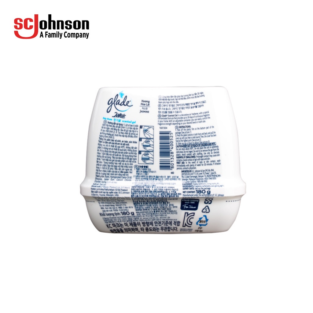 Ảnh GLADE Combo 2 Sáp Thơm Hương Hoa Lài 180gx2 3
