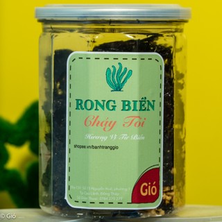 Rong Biển Cháy Tỏi Đặc Biệt - Rong Biển Sấy Khô, Tỏi Phi, Gia Vị Siêu Cuốn - Bánh Tráng Gió