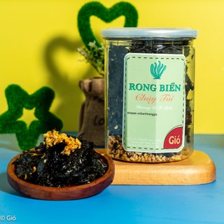 Rong Biển Cháy Tỏi Đặc Biệt - Rong Biển Sấy Khô, Tỏi Phi, Gia Vị Siêu Cuốn - Bánh Tráng Gió