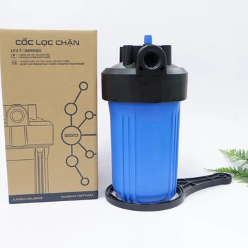 Cốc Lọc Bigblue(béo) 10 inch gien 34 dùng lọc chặn, lọc tổng sinh hoạt cho gia đình