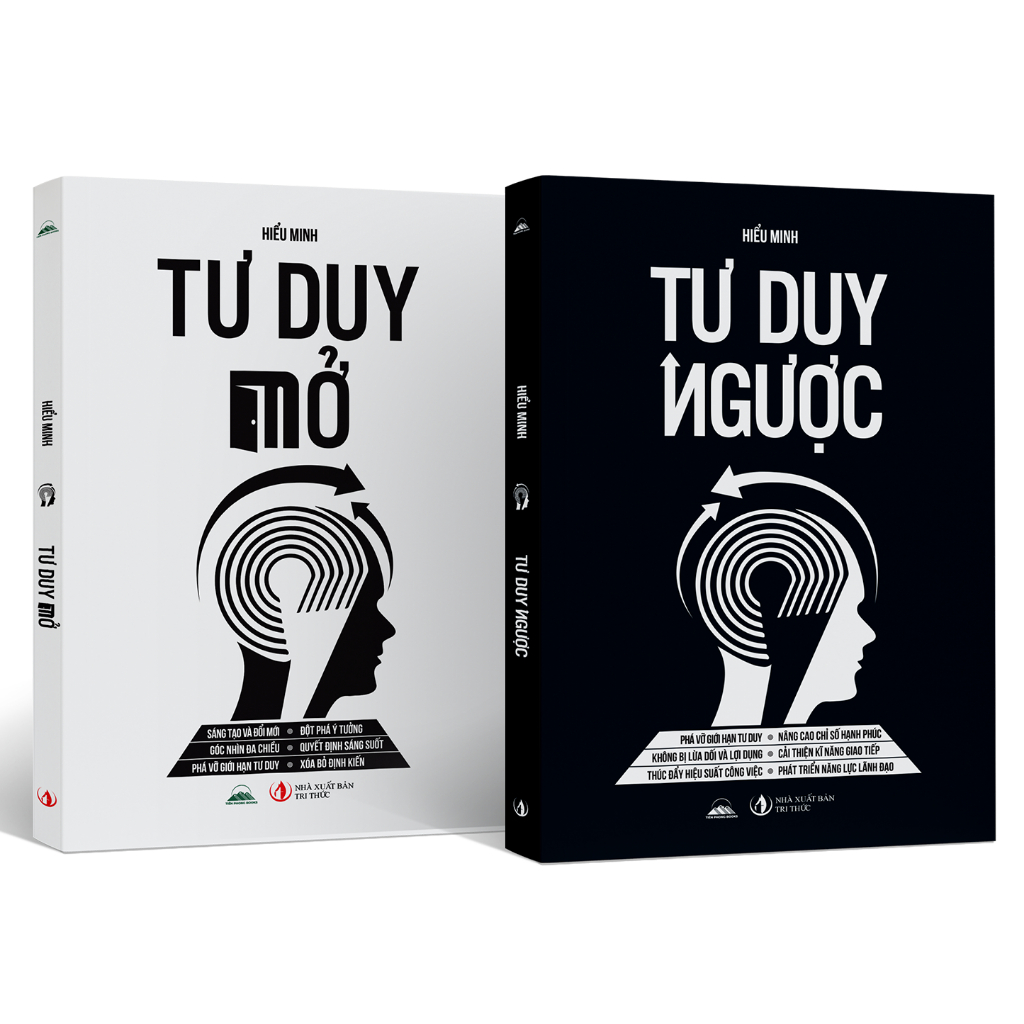 Sách - Combo Tư Duy Mở + Tư Duy Ngược - Nhà Xuất Bản Tri Thức