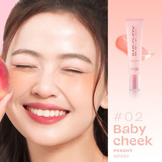 [tăng gấp đôi dung tích 14ml] PHẤN MÁ - MÁ HỒNG SỮA BABY CHEEK MOI COSMETICS Hồ Ngọc Hà