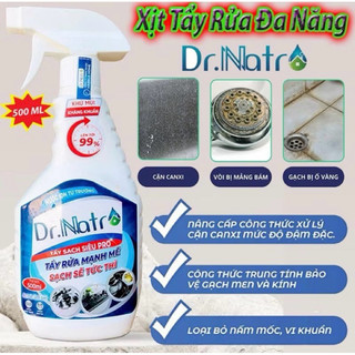 Tẩy đa năng Dr natro tẩy sạch mọi vết bẩn công nghệ ion từ trường 500ml
