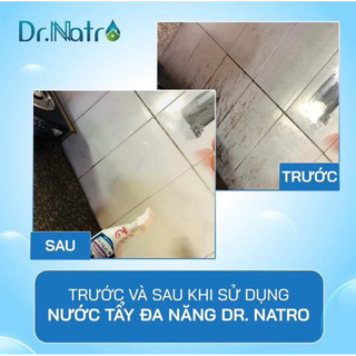 Tẩy đa năng Dr natro tẩy sạch mọi vết bẩn công nghệ ion từ trường 500ml