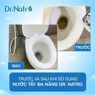 Tẩy đa năng Dr natro tẩy sạch mọi vết bẩn công nghệ ion từ trường 500ml