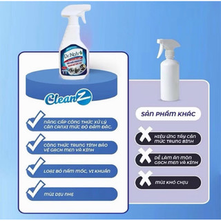 Tẩy đa năng Dr natro tẩy sạch mọi vết bẩn công nghệ ion từ trường 500ml
