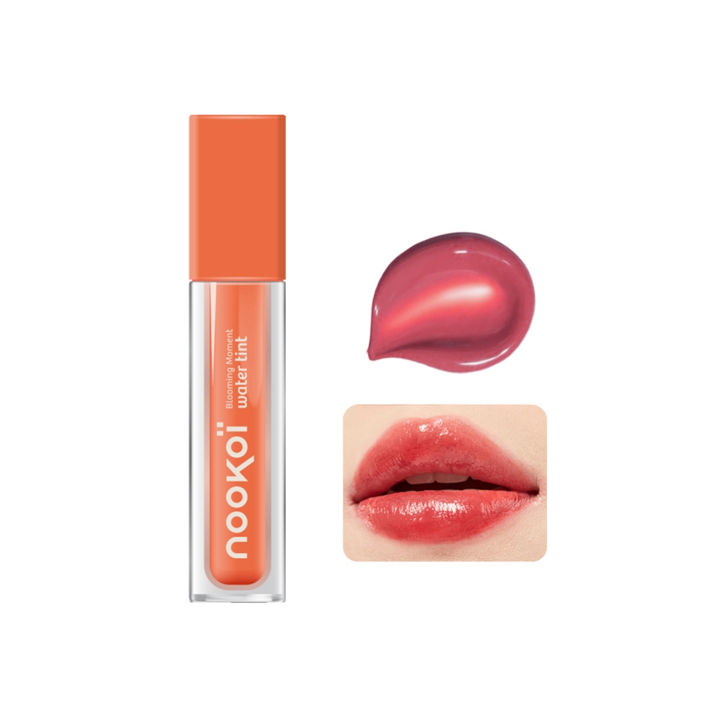 [MÀU MỚI] #T16 Hồng đỏ đất - Son Tint Bóng Nookoi Blooming Moment Water Tint  – 3.8g