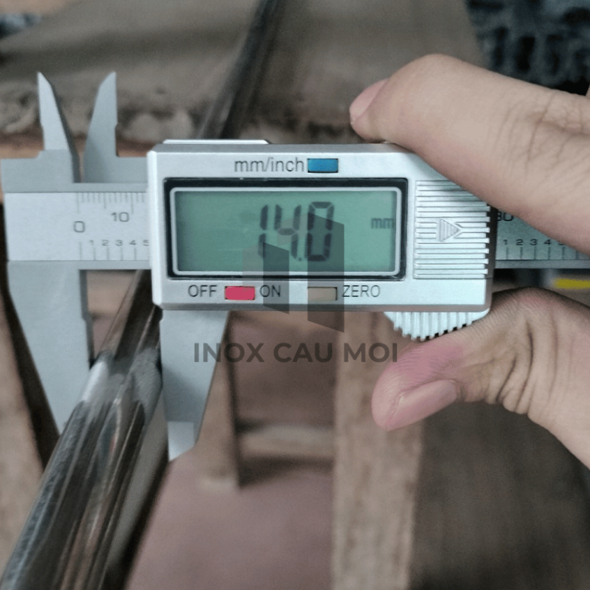 Trục tròn đặc inox 304 phi 12mm, 14mm - chiều dài 0.5m/1m/1.2m/1.5m