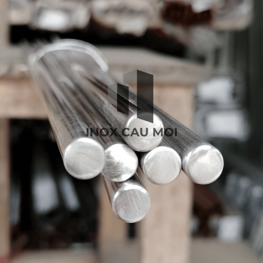 Trục tròn đặc inox 304 phi 12mm, 14mm - chiều dài 0.5m/1m/1.2m/1.5m
