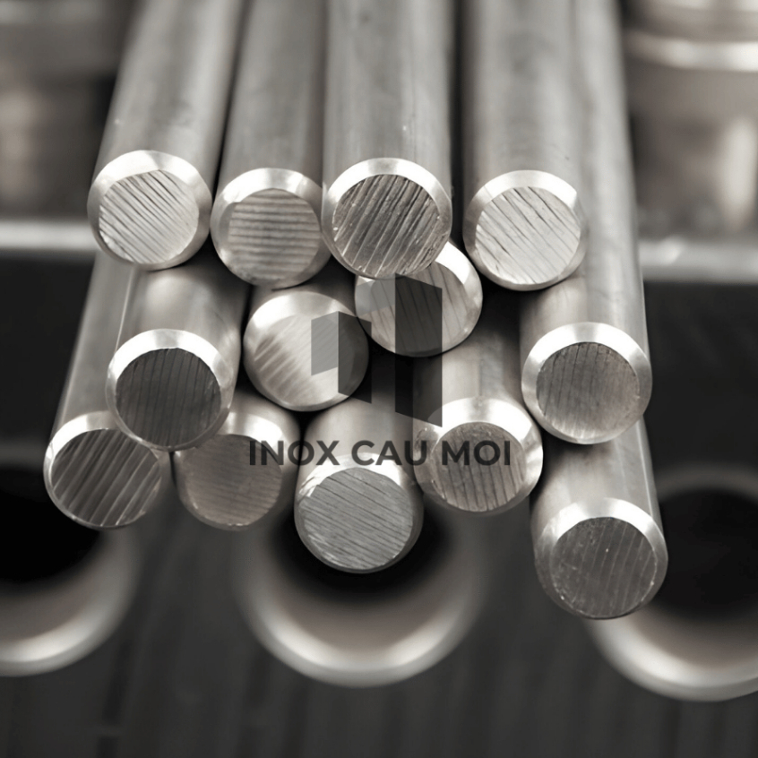 Trục tròn đặc inox 304 phi 22mm, 25mm, 30mm - chiều dài 0.5m/1m/1.2m/1.5m