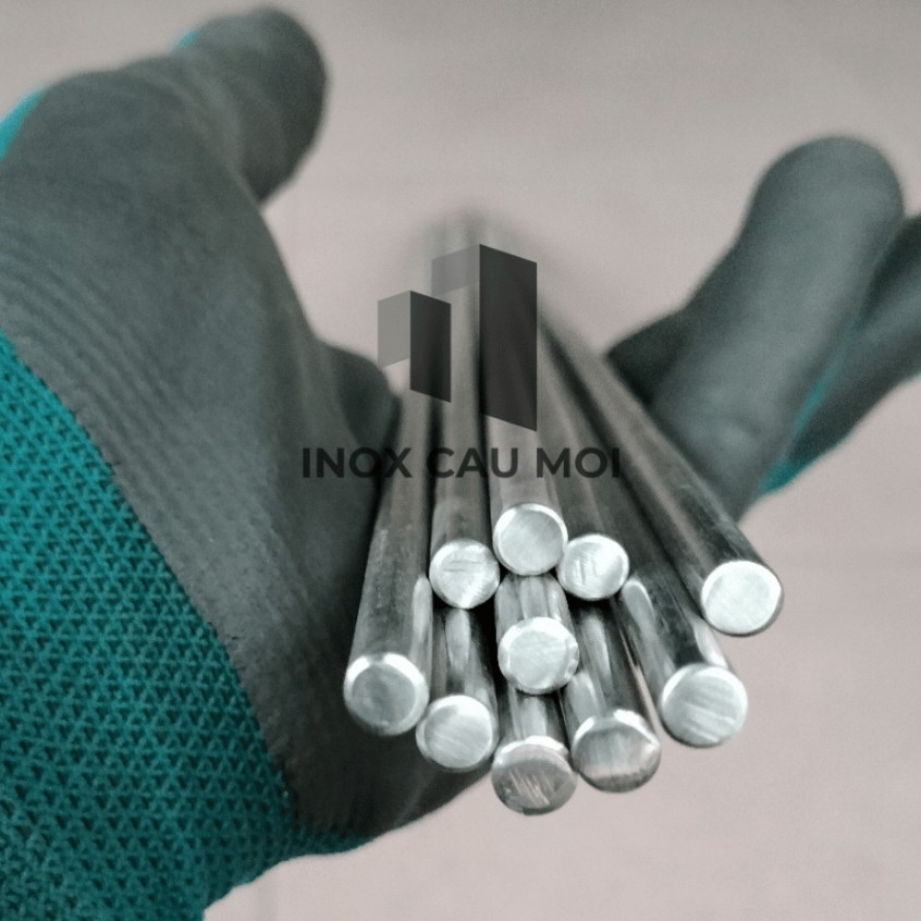 Trục tròn đặc inox 304 phi 22mm, 25mm, 30mm - chiều dài 0.5m/1m/1.2m/1.5m