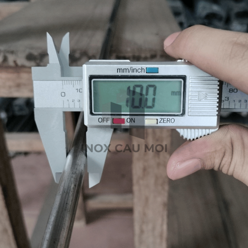 Trục tròn đặc inox 304 phi 8, 10mm - chiều dài 0.5m/1m/1.2m/1.5m