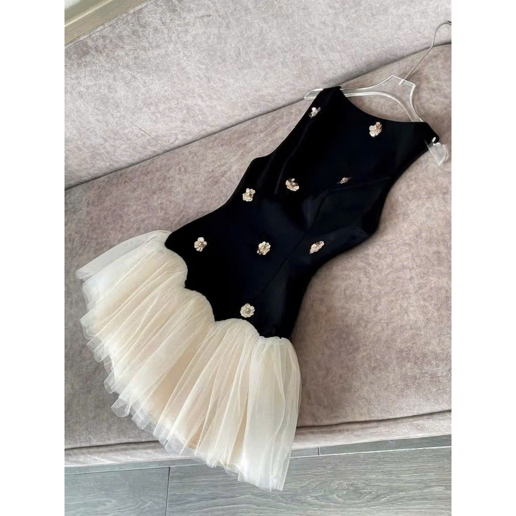 Đầm nhung bé gái đính hoa đá lấp bling bling size mẹ và bé gái 12-56kg,Váy bé gái đi tiệc,Váy bé gái sinh nhật
