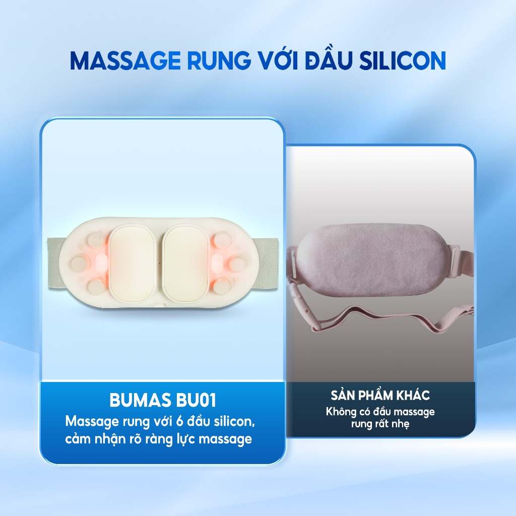 Product image Máy Chườm Bụng Kinh-Đai Massage Giảm Đau Bụng Kinh BUMAS BU01-Hỗ Trợ Chống Lão Hóa-Quà Tặng Bạn Gái 2