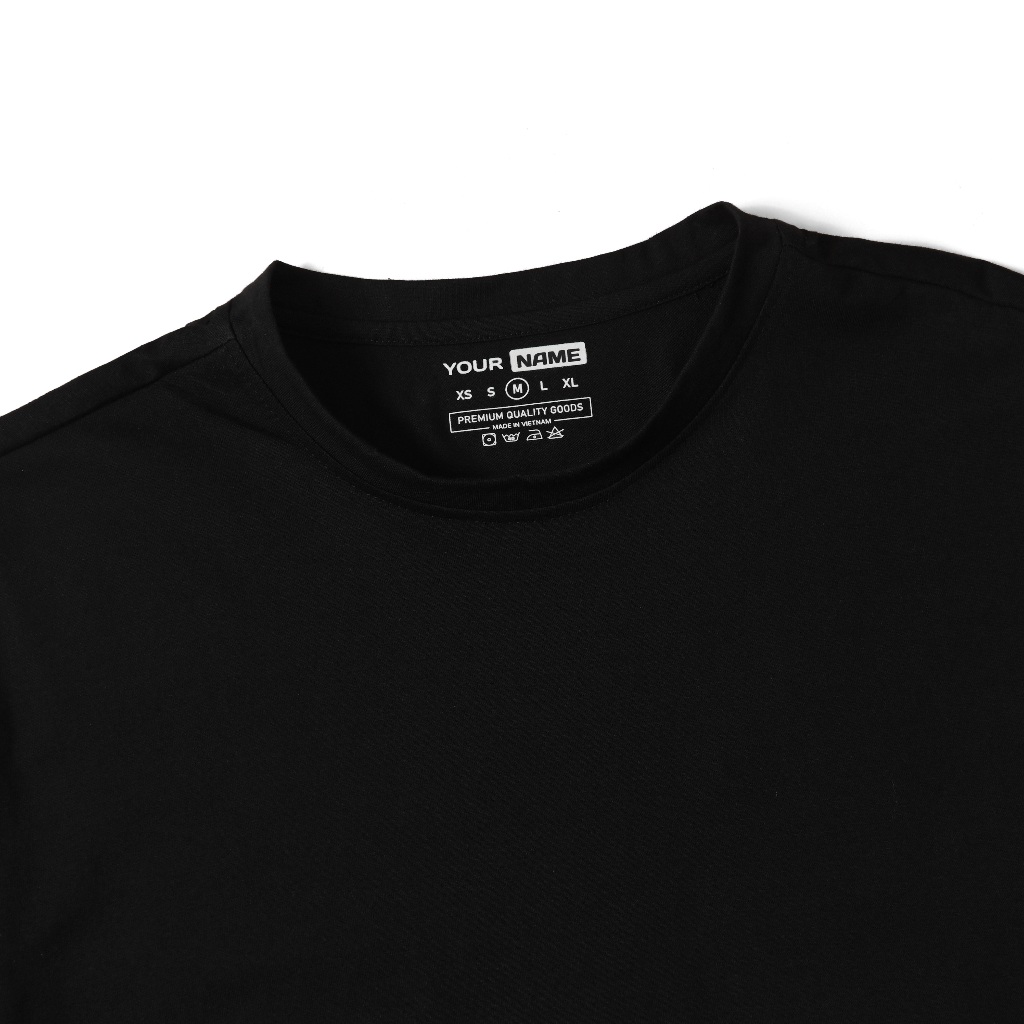 Áo Thun Unisex YOURNAME Form Rộng - Mềm Mịn, Mát, Co Dãn 4 Chiều Thoải Mái, Vải Cotton Cao Cấp