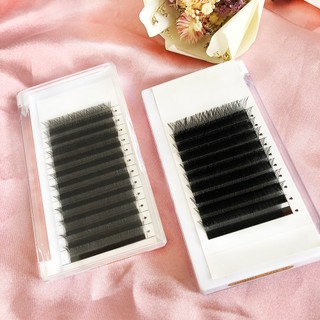 Mi YY dày 0.07 Cong C-CC-D Dài 8-15 mm-Mix size (9-14mm)- dụng cụ nối mi_mi fan_mi sợi 2D