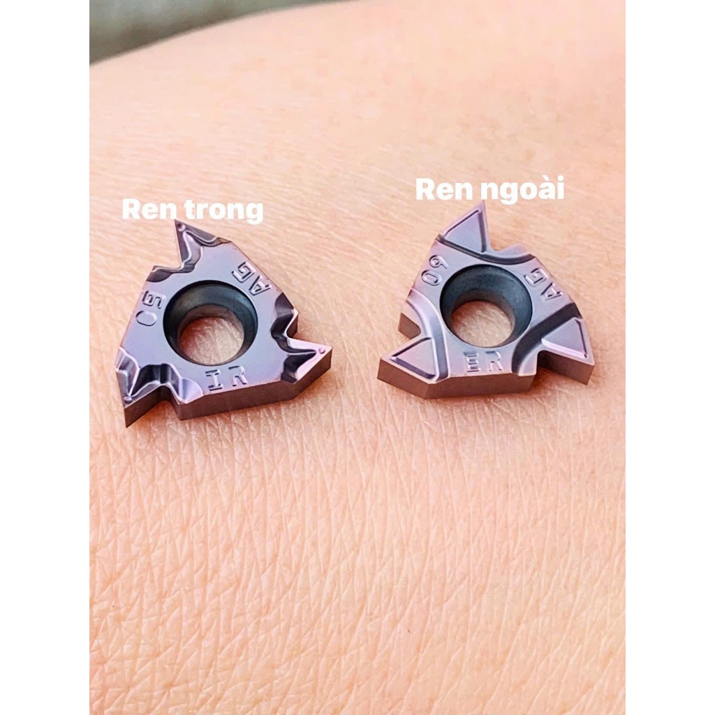 Chíp tiện ren Trong/Ngoài Deskar SIZE 16 (BƯỚC REN 0.5-3MM) TIỆN THÉP INOX NGON