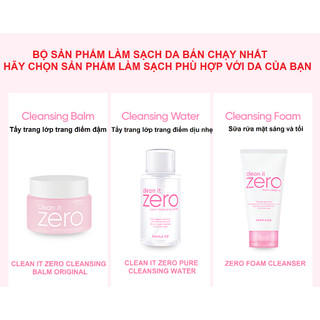 [LIVE] COMBO Làm Sạch Sáp Tẩy Trang 100ML & Sữa Rửa Mặt BANILA CO O​r​i​g​i​n​a​l dành cho mọi loại da