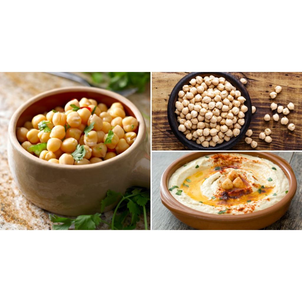 1KG Đậu Gà size 9mm (chickpea /  garbanzo) Hữu Cơ Không Biến Đổi Gen hàng chuẩn đẹp  nông sản giá sỉ _ đậu gà giá sỉ