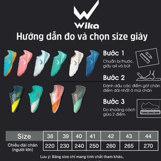 Giày Đá Bóng Toni Kroos 11pro Wika 2023-6, Cho Sân Cỏ Nhân Tạo Chính Hãng Khâu Full Đế