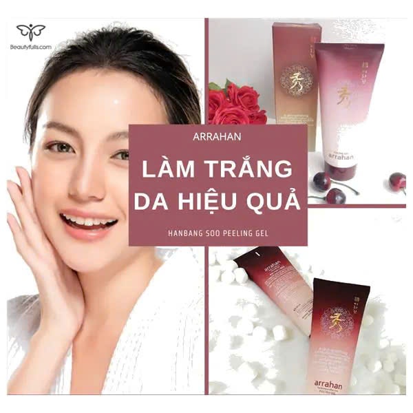GEL TẨY TẾ BÀO CHẾT ARRAHAN CHIẾT XUẤT THẢO MỘC 180ML