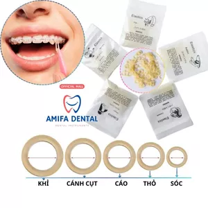 Chun Liên Hàm, Thun Kéo Niềng Răng, Chỉnh Nha, Thun Chỉnh Khớp Cắn, Thun Liên Hàm Gói 100 Chiếc