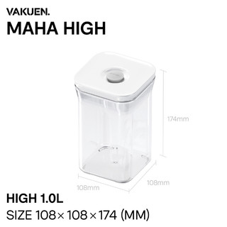 Vakuen High 1.0 Liter Hộp Đựng Thực Phẩm Hút Chân Không