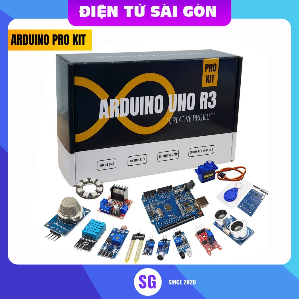 Bộ KIT học lập trình Arduino UNO R3 PRO KIT | Shopee Việt Nam